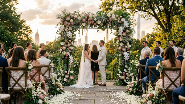 NYC Outdoor Wedding Flowers: Heat-Tolerant Picks for Summer Venues