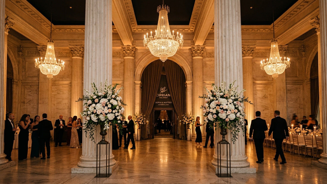 Wedding Flowers at Cipriani Wall Street: An NYC Florist's Venue Guide