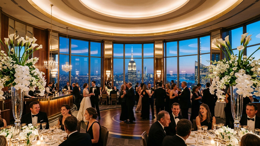 Wedding Flowers at The Rainbow Room: An NYC Florist's Venue Guide