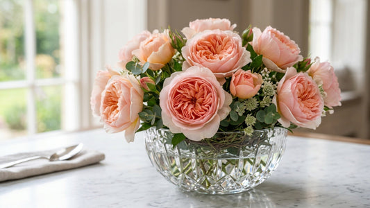 David Austin Juliet garden roses — TJ Flowers NYC