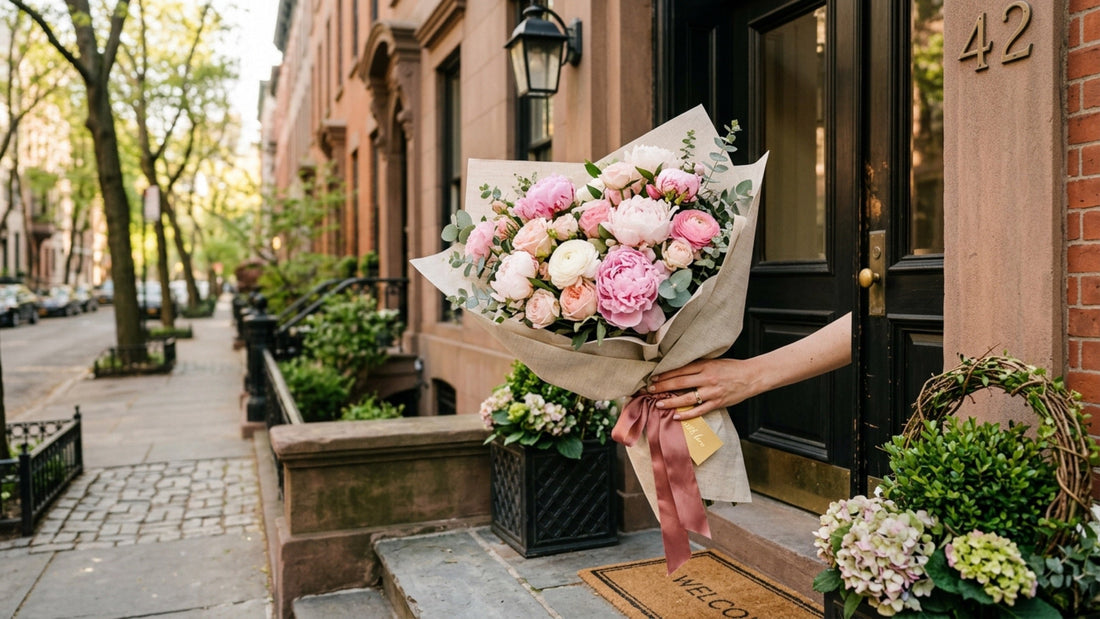 Flower delivery vs bringing flowers etiquette — TJ Flowers NYC
