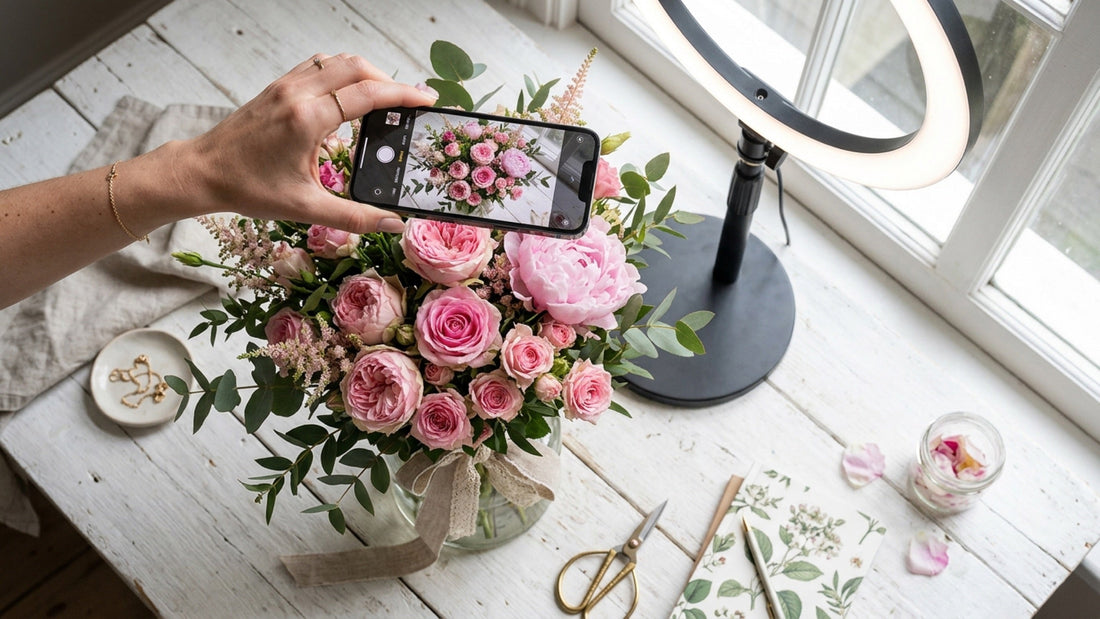Photographing flowers for Instagram — TJ Flowers NYC
