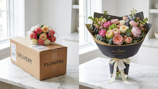 Online vs local NYC florist comparison — TJ Flowers NYC