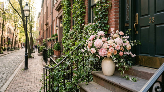 West Village NYC brownstone flower delivery — TJ Flowers NYC