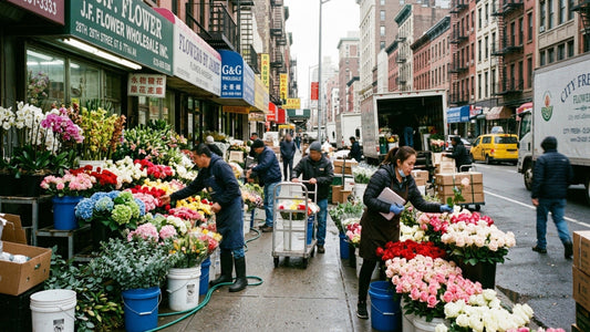 28th Street NYC Flower District wholesale — TJ Flowers NYC