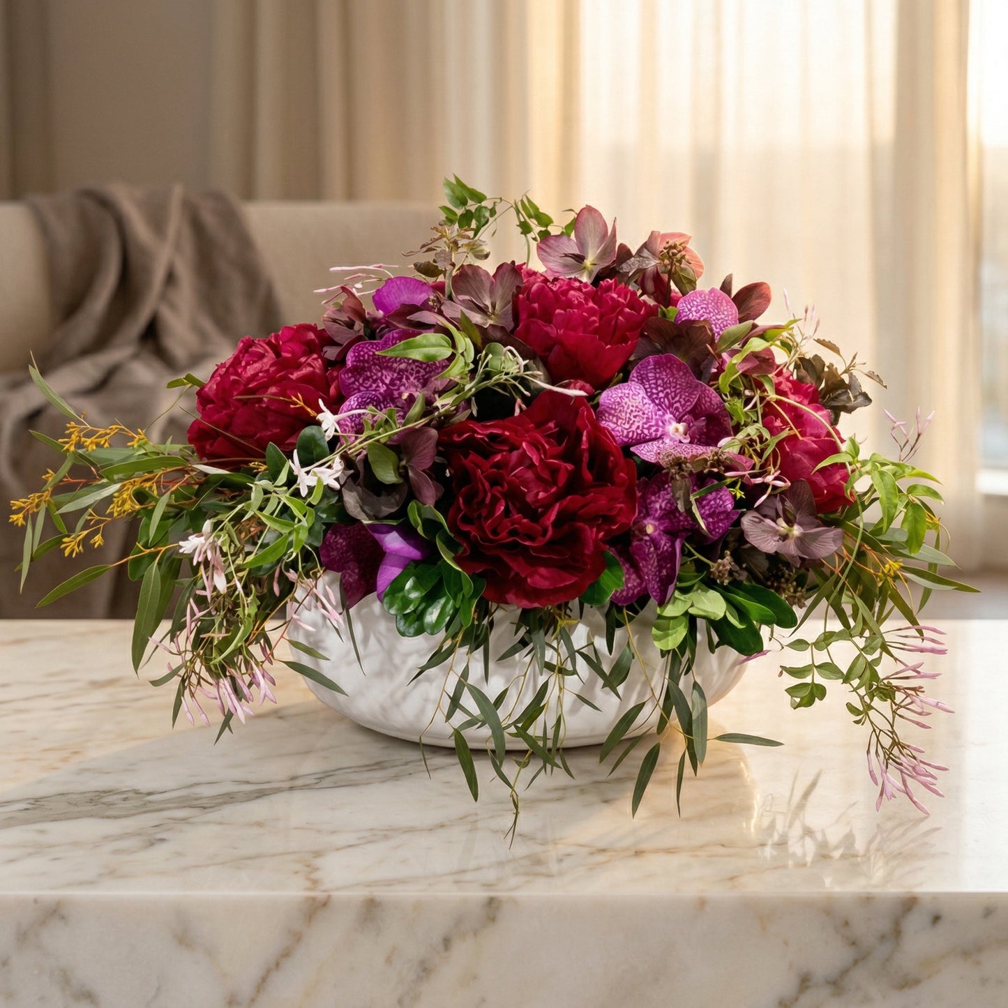Luxe Devotion — luxury flower arrangement, same-day NYC delivery by TJ Flowers