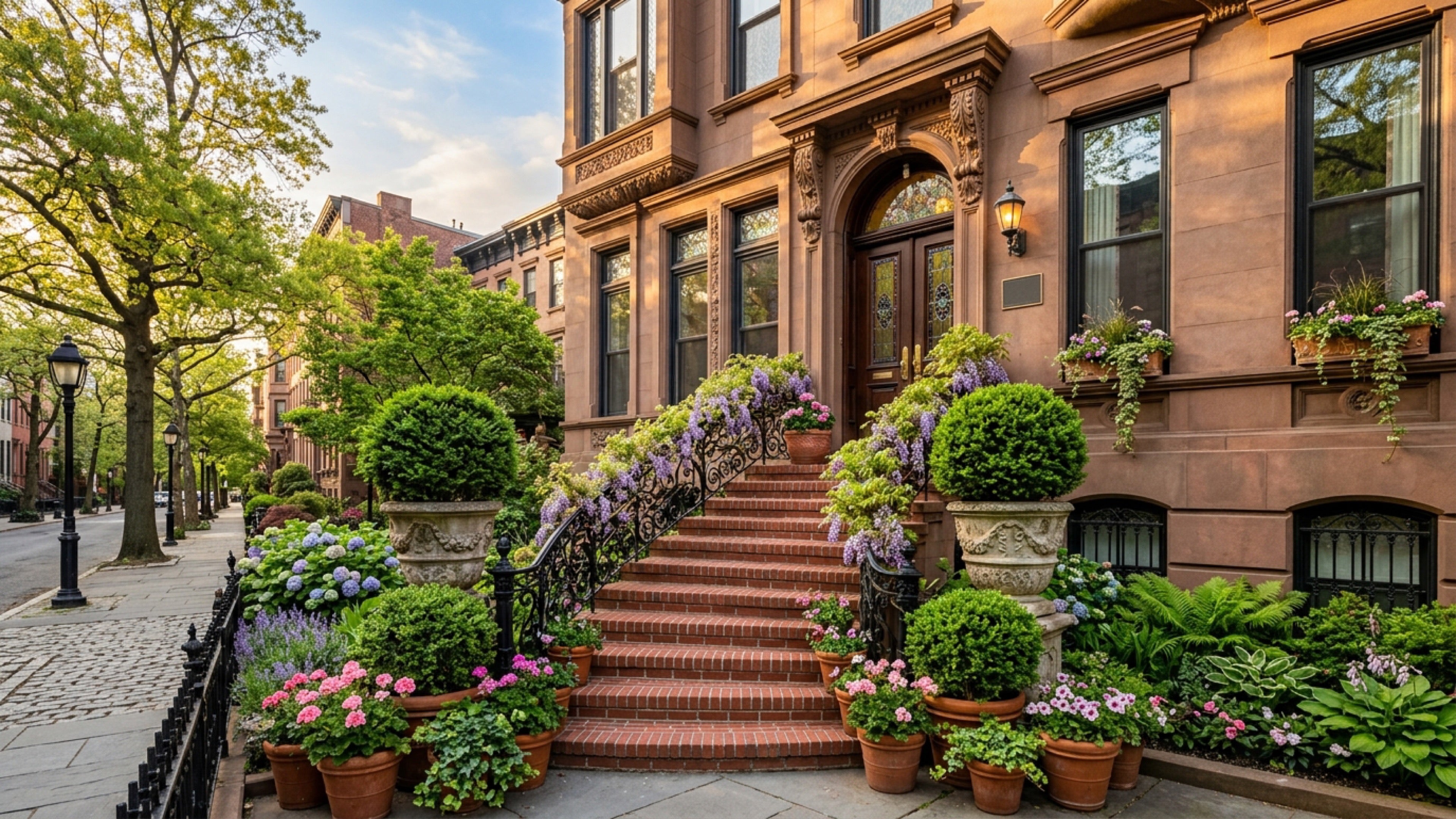 TJ Flowers Landscaping Brownstone 4K